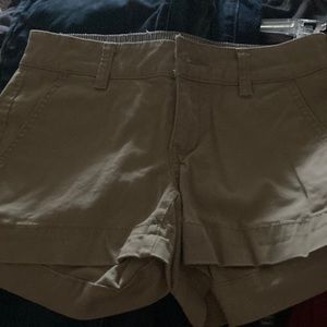 Cream colored shorts